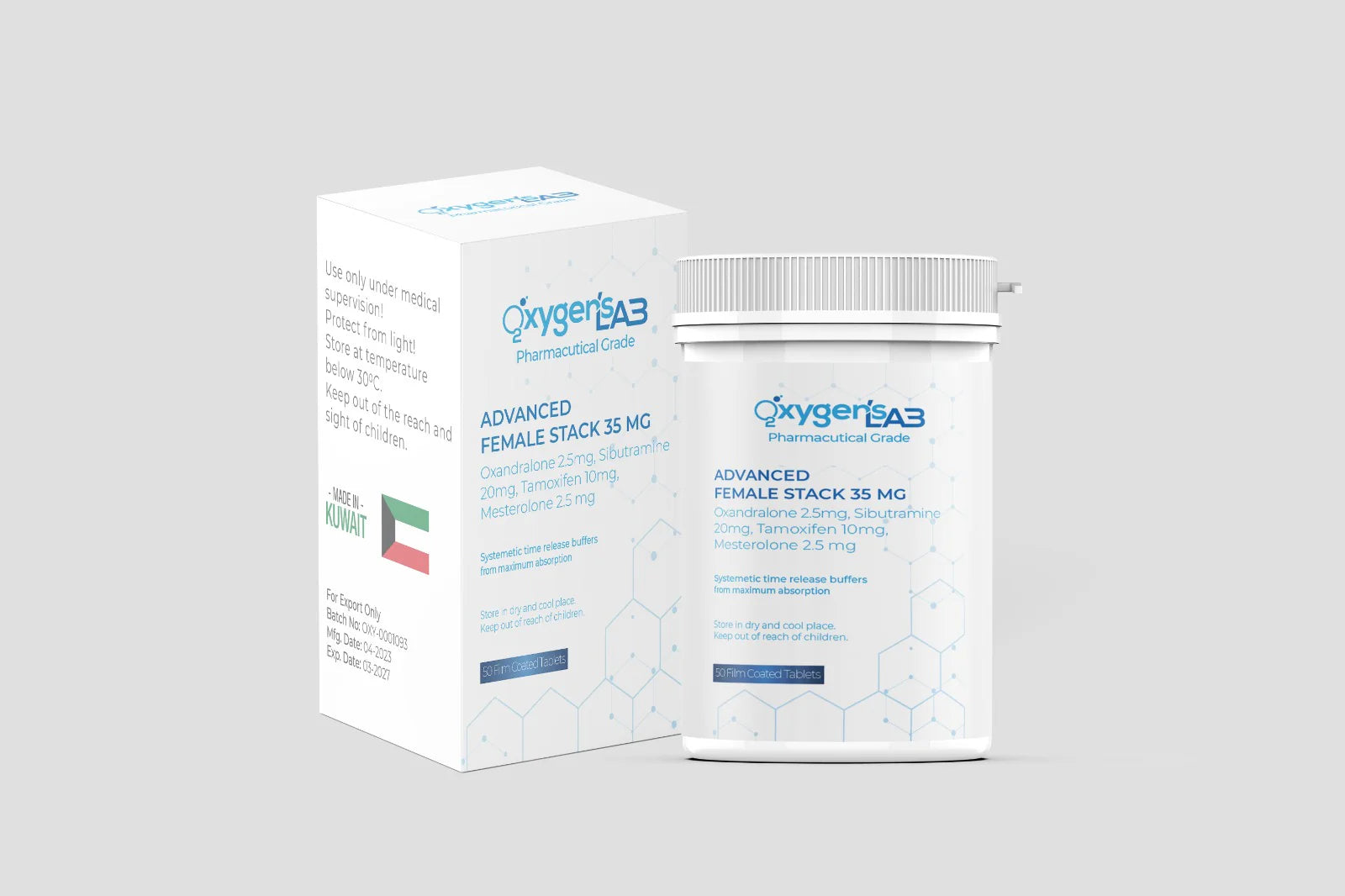 Female Stack 35mg – Lean muscle & fat loss, 50 tabs | Oxygens Lab ...