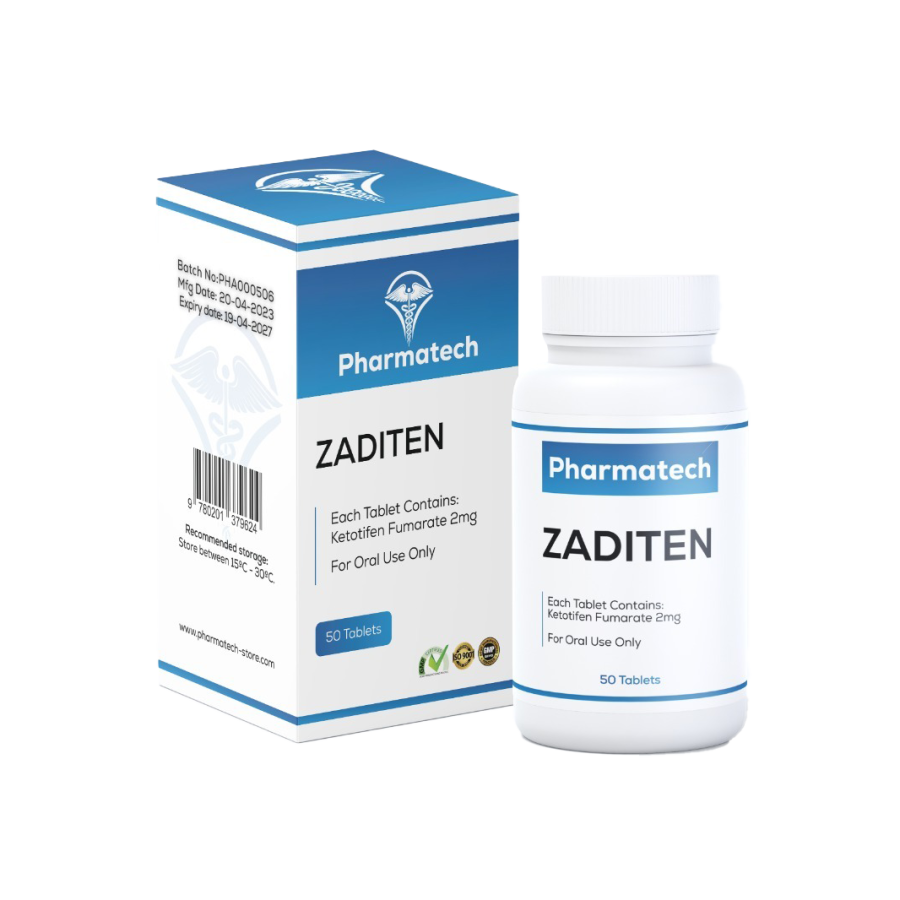 PHARMATECH ~ Ketotifen – Zaditen 2mg