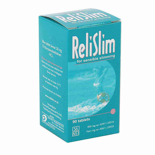 Relislim S6 Weight Loss Pills Packaging and Ingredients